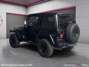 Jeep jeep wrangler 4.0l sport occasion simplicicar pau simplicicar simplicibike france