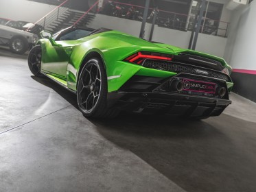 Lamborghini huracan v10 lp 640 evo spyder - garantie constructeur jusqu'en 12/28 - malus payé occasion simplicicar lyon...