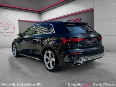 Audi a3 sportback 35 tfsi 150 s line occasion paris 17ème (75)(porte maillot) simplicicar simplicibike france