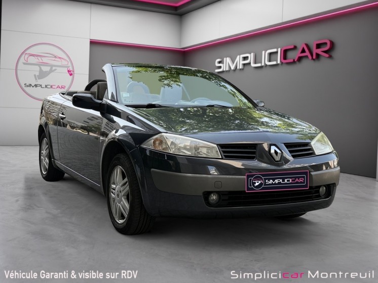 Renault megane ii cc cc 1.6 16v confort authentique cabriolet occasion montreuil (porte de vincennes)(75) simplicicar...
