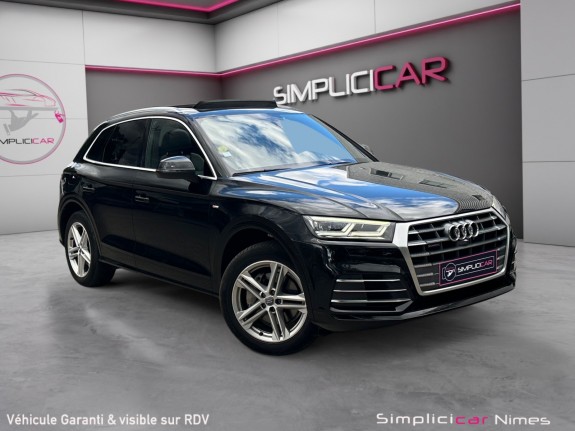Audi q5 2.0 tdi 190 s tronic 7 quattro s line - sièges chauffants à mémoire - caméra 360 - toit ouvrant - garantie 12...