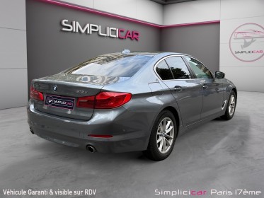 Bmw serie 5 g30 518d 150 ch bva8 business design/entretien bmw/apple carplay/garantie 12 mois occasion paris 17ème...