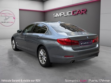 Bmw serie 5 g30 518d 150 ch bva8 business design/entretien bmw/apple carplay/garantie 12 mois occasion paris 17ème...