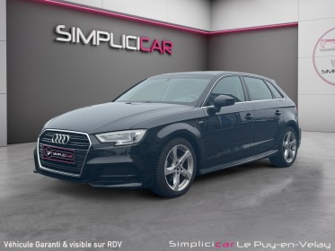 Audi a3 sportback 1.6 tdi 116 s tronic 7 s line extérieur  design intérieur occasion simplicicar velay simplicicar...