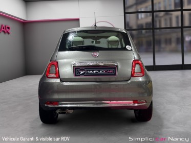 Fiat 500 my17 1.2 69ch eco pack finition lounge origine france garantie 12 mois occasion simplicicar nancy simplicicar...