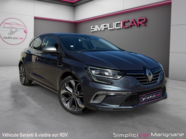 Renault megane iv berline tce 130 gt line apple carplay garantie 12 mois occasion simplicicar marignane  simplicicar...