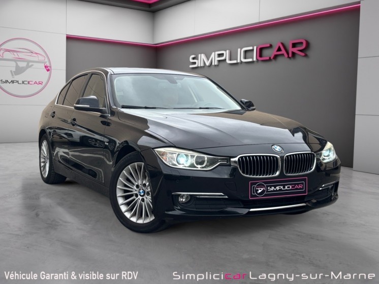 Bmw serie 3 f30 320d 184 ch luxury a - radars av/ar - clim bi-zone - keyless occasion simplicicar lagny  simplicicar...