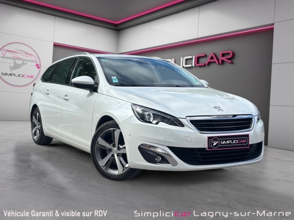 Peugeot 308 2.0 bluehdi 150ch ss bvm6 allure - caméra de recul - radars av/ar - attelage occasion simplicicar lagny ...
