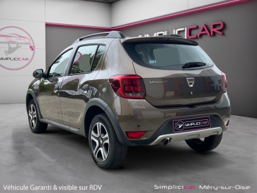 Dacia sandero tce 90 e6c stepway camera de recul garantie 12 mois occasion simplicicar mery-sur-oise simplicicar simplicibike...
