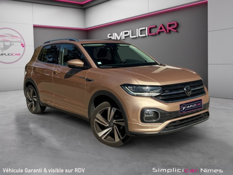 Volkswagen t-cross 1.0 tsi 110 dsg7 r-line rline - caméra - carplay - regul adapt - garantie 12 mois occasion simplicicar...
