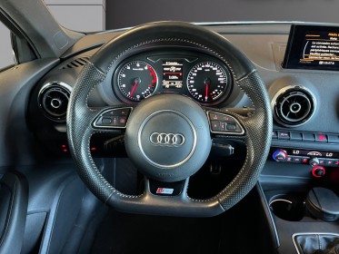 Audi a3 berline 1.8 tfsi 180 s line jantes rotor sièges alcantara navigation bluetooth garantie 12 mois occasion simplicicar...
