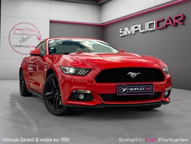 Ford mustang fastback 2.3 ecoboost 317ch occasion simplicicar pontarlier simplicicar simplicibike france