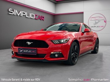 Ford mustang fastback 2.3 ecoboost 317ch occasion simplicicar pontarlier simplicicar simplicibike france