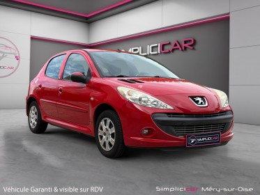 Peugeot 206 1.4e 75ch trendy garantie 12 mois occasion simplicicar mery-sur-oise simplicicar simplicibike france