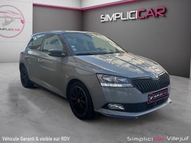 Skoda fabia 1.0 tsi 95 ch dsg7 monte-carlo, entretiens skoda, carplay, caméra de recul, garantie 12 mois, occasion...