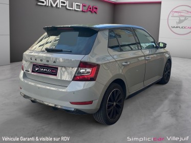 Skoda fabia 1.0 tsi 95 ch dsg7 monte-carlo, entretiens skoda, carplay, caméra de recul, garantie 12 mois, occasion...