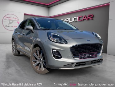 Ford puma 1.0 flexifuel 125 ch mhev titanium x / carplay / charge induction / radar / tres bon État / garantie occasion...