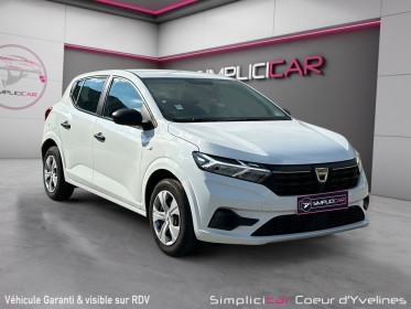 Dacia sandero sce 65 essential - garantie 12 mois - 1er main occasion simplicicar coeur d'yvelines - auto expo 78 simplicicar...