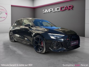 Audi rs3 sportback 2.5 tfsi   francais occasion  simplicicar nice - pfvauto simplicicar simplicibike france