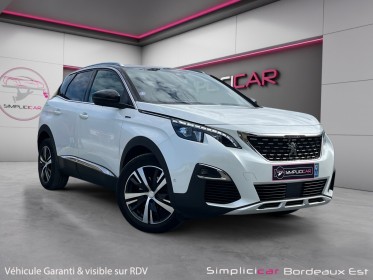 Peugeot 3008 puretech 130ch ss eat8 gt line hayon electrique toit ouvrant garantie 12 mois occasion simplicicar bordeaux ...