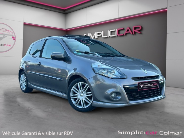 Renault clio iii 1.6 16v 128 gt toit ouvrant garantie 12 mois occasion simplicicar colmar simplicicar simplicibike france
