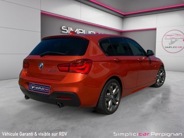 Bmw serie 1 f20 lci m140i 340 ch orange valencia / propulsion / suivi bmw / garantie 12 mois immatriculation française...