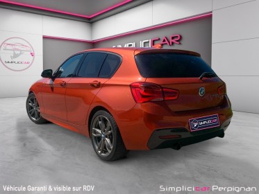 Bmw serie 1 f20 lci m140i 340 ch orange valencia / propulsion / suivi bmw / garantie 12 mois immatriculation française...