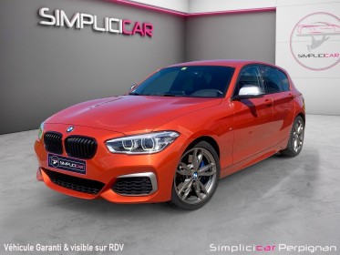 Bmw serie 1 f20 lci m140i 340 ch orange valencia / propulsion / suivi bmw / garantie 12 mois immatriculation française...