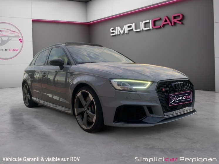 Audi rs3 sportback 2.5 tfsi 400 ch s tronic quattro garantie 12 mois carplay/toit ouvrant/gps/caméra/bang  olufsen sound...... Audi rs3 sportback 2.5 tfsi 400 ch s tronic quattro garantie 12 mois carplay/toit ouvrant/gps/caméra/bang  olufsen sound......
