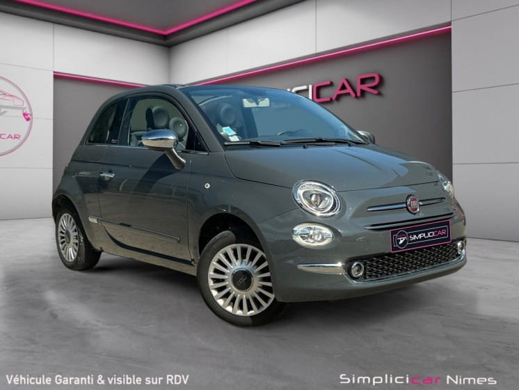 Fiat 500c serie 4 1.2 69 ch lounge - radar de recul - bluetooth - garantie 12 mois occasion simplicicar nimes - rb auto...