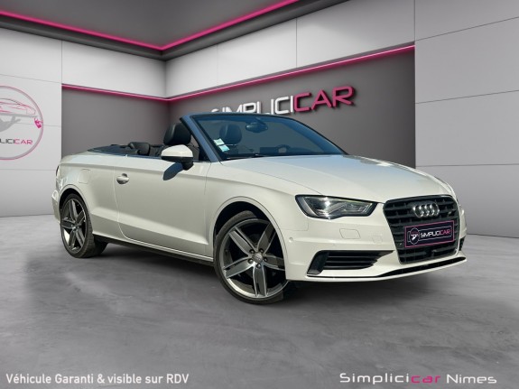 Audi a3 cabriolet 1.8 tfsi 180 ambition luxe s-tronic - bang  olufsen - caméra - garantie 12 mois occasion simplicicar nimes...