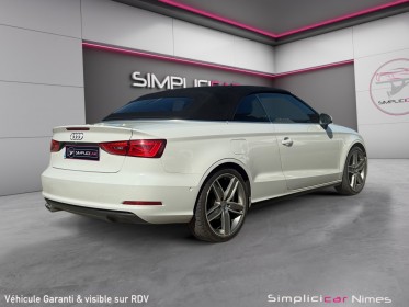 Audi a3 cabriolet 1.8 tfsi 180 ambition luxe s-tronic - bang  olufsen - caméra - garantie 12 mois occasion simplicicar nimes...