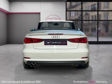 Audi a3 cabriolet 1.8 tfsi 180 ambition luxe s-tronic - bang  olufsen - caméra - garantie 12 mois occasion simplicicar nimes...