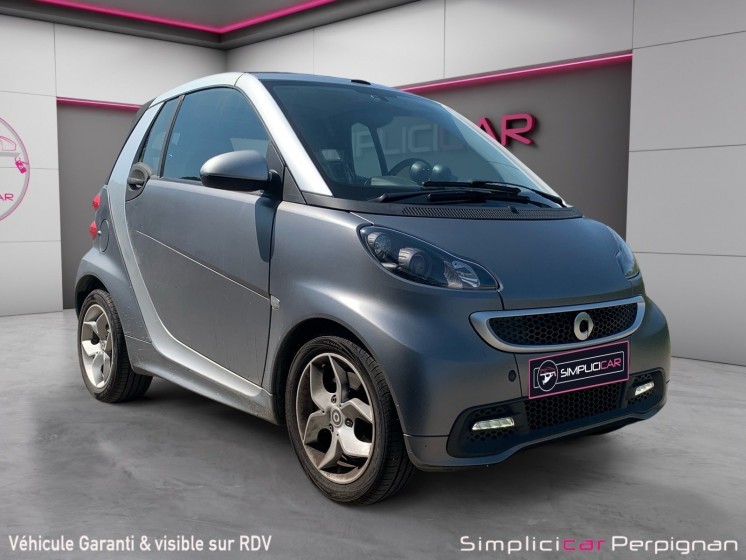 Smart fortwo cabrio smart  1.0 84ch passion softouch / edition city bean / cuir intérieur / entretien smart / garantie 12...