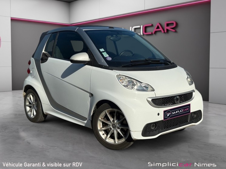 Smart fortwo 1.0 mhd cabriolet - bluetooth - clim - gps - garantie 12 mois occasion simplicicar nimes - rb auto simplicicar...