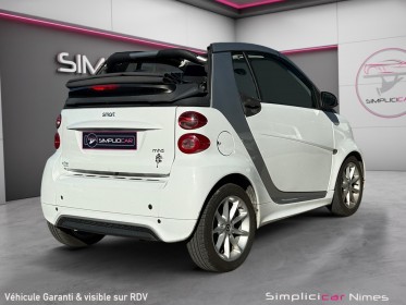 Smart fortwo 1.0 mhd cabriolet - bluetooth - clim - gps - garantie 12 mois occasion simplicicar nimes - rb auto simplicicar...