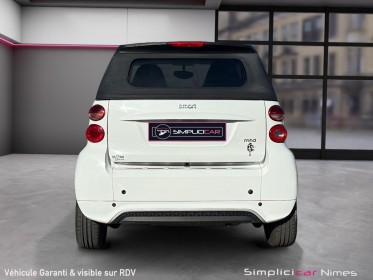 Smart fortwo 1.0 mhd cabriolet - bluetooth - clim - gps - garantie 12 mois occasion simplicicar nimes - rb auto simplicicar...