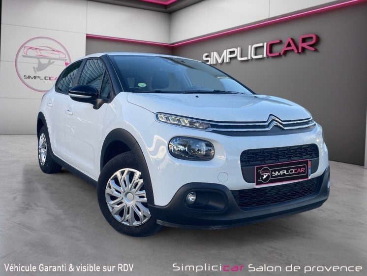 Citroen c3 c3 bluehdi 100 bvm6 feel / radar / régulateur / bluetooth occasion simplicicar salon de provence simplicicar...