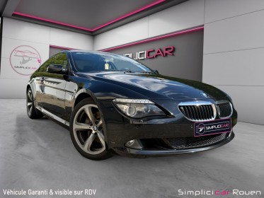 Bmw serie 6 e63 635d 286 ch a / garantie de 12 mois / entretiens bmw occasion simplicicar rouen simplicicar simplicibike france