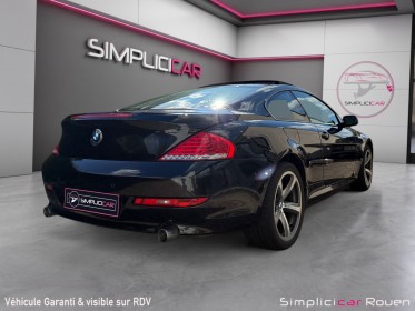 Bmw serie 6 e63 635d 286 ch a / garantie de 12 mois / entretiens bmw occasion simplicicar rouen simplicicar simplicibike france