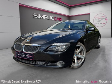 Bmw serie 6 e63 635d 286 ch a / garantie de 12 mois / entretiens bmw occasion simplicicar rouen simplicicar simplicibike france