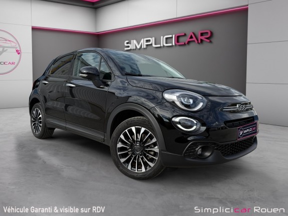 Fiat 500x my23 1.5 firefly 130 ch s/s dct7 hybrid 500x / garantie de 12 mois / entretiens fiat occasion simplicicar rouen...