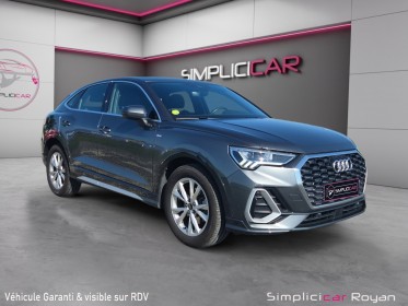 Audi q3 sportback 35 tdi 150 ch s tronic 7 s line occasion simplicicar royan simplicicar simplicibike france
