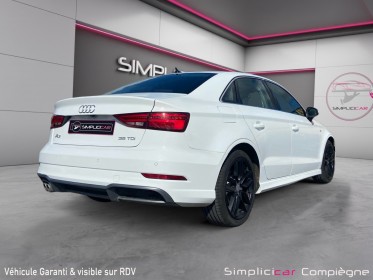 Audi a3 berline 35 tdi 150 s tronic 7 s line - suivi audi - camera -  carplay / android auto - key less - faible km occasion...
