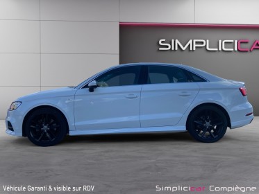 Audi a3 berline 35 tdi 150 s tronic 7 s line - suivi audi - camera -  carplay / android auto - key less - faible km occasion...