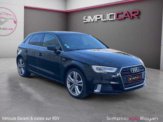 Audi a3 sportback 1.6 tdi 116 ch s tronic 7 rapports s line entretien à jour / garantie 12 mois occasion simplicicar royan...