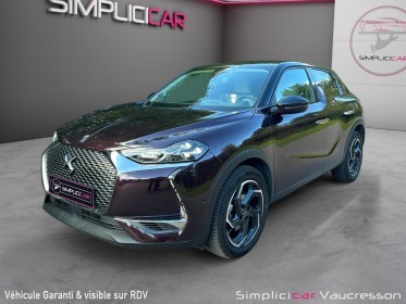 Ds ds3  crossback puretech 130ch 1.2 grand chic occasion simplicicar vaucresson simplicicar simplicibike france