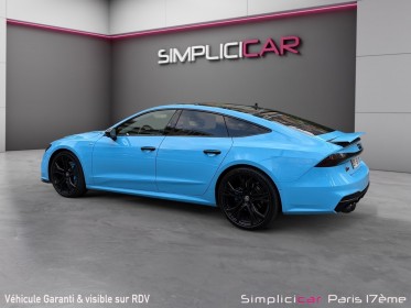 Audi a7  3.0 tfsi v6 24v gpf mild hybrid 340cv s-line / trÈs bien optionnÉes / covering bleu miami / prÉparation...