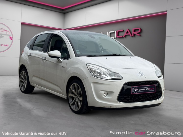 Citroen c3 vti 120 airdream exclusive occasion simplicicar strasbourg simplicicar simplicibike france