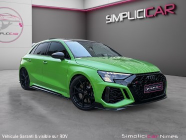 Audi rs3 sportback 2.5 tfsi 400 s tronic 7 quattro - toit ouvrant - sièges chauffants - bang  olufsen - garantie 12 mois...